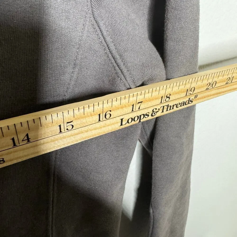 American Giant Women’s Full Button Jacket Gray Size‎ M 100% Cotton Made in USA